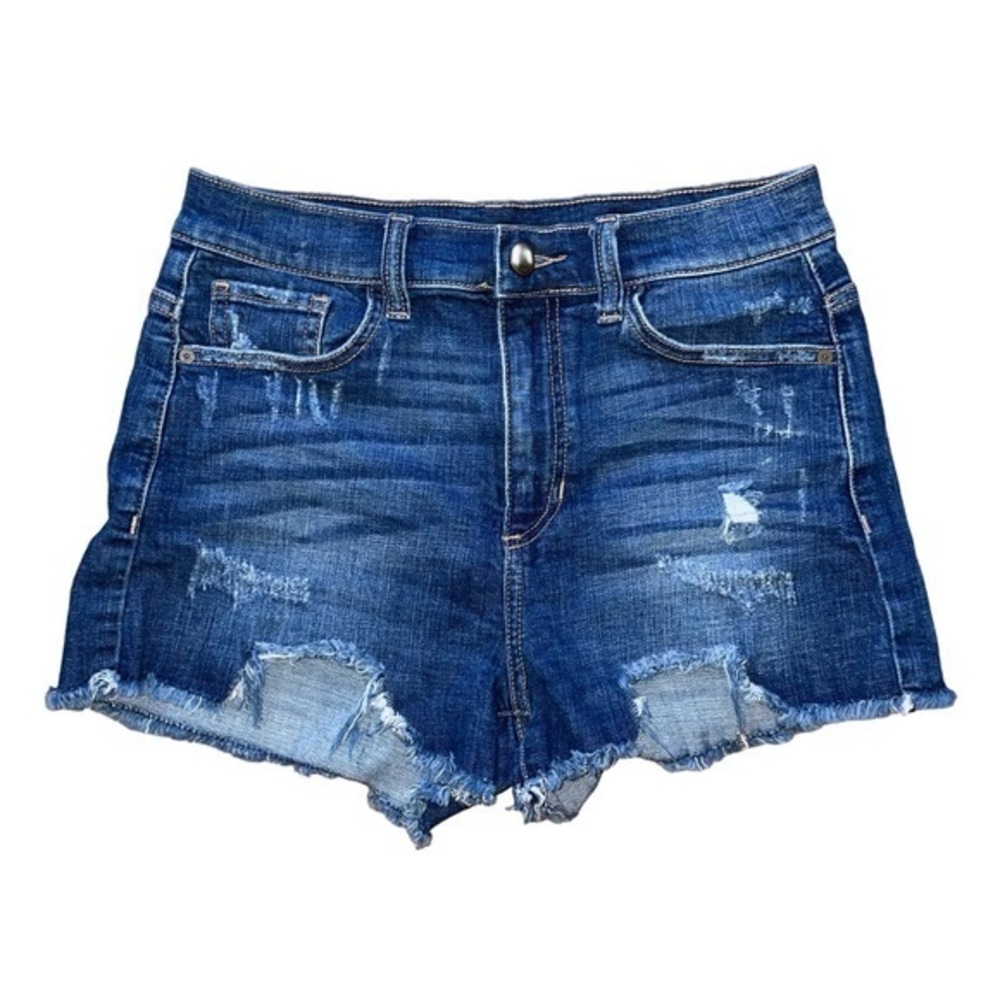 SP Black Label Denim Shorts Distressed Size 25
